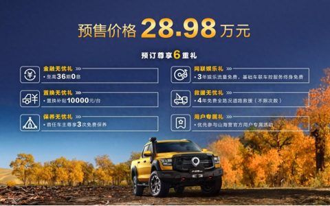 更大更强更豪华 山海炮性能版28.98万元开启全国预售