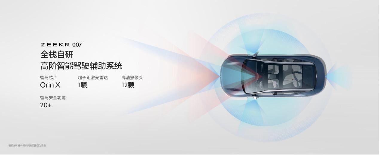 极氪007亮相广州车展 纯电轿车限时预售价22.49万元起