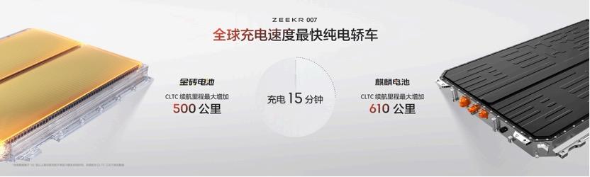 纯电轿车之王极氪007上市 20.99万元起售