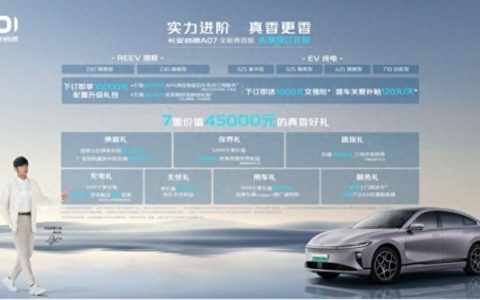 长安启源 A07全新真香版先享预订开启
