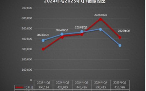 再次超越特斯拉 比亚迪成为今年一季度纯电全球销冠