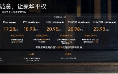 科技、豪华平权，2025款星纪元ET售价17.28万元起