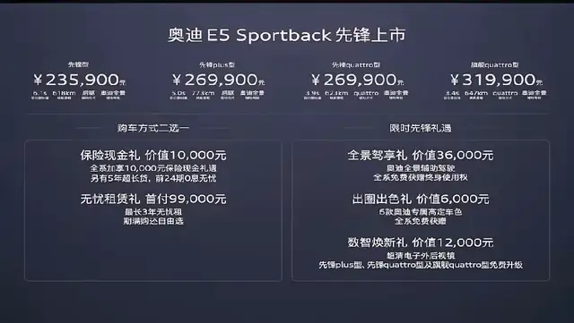 没有四环相扣的车标，奥迪E5 Sportback能进前三吗