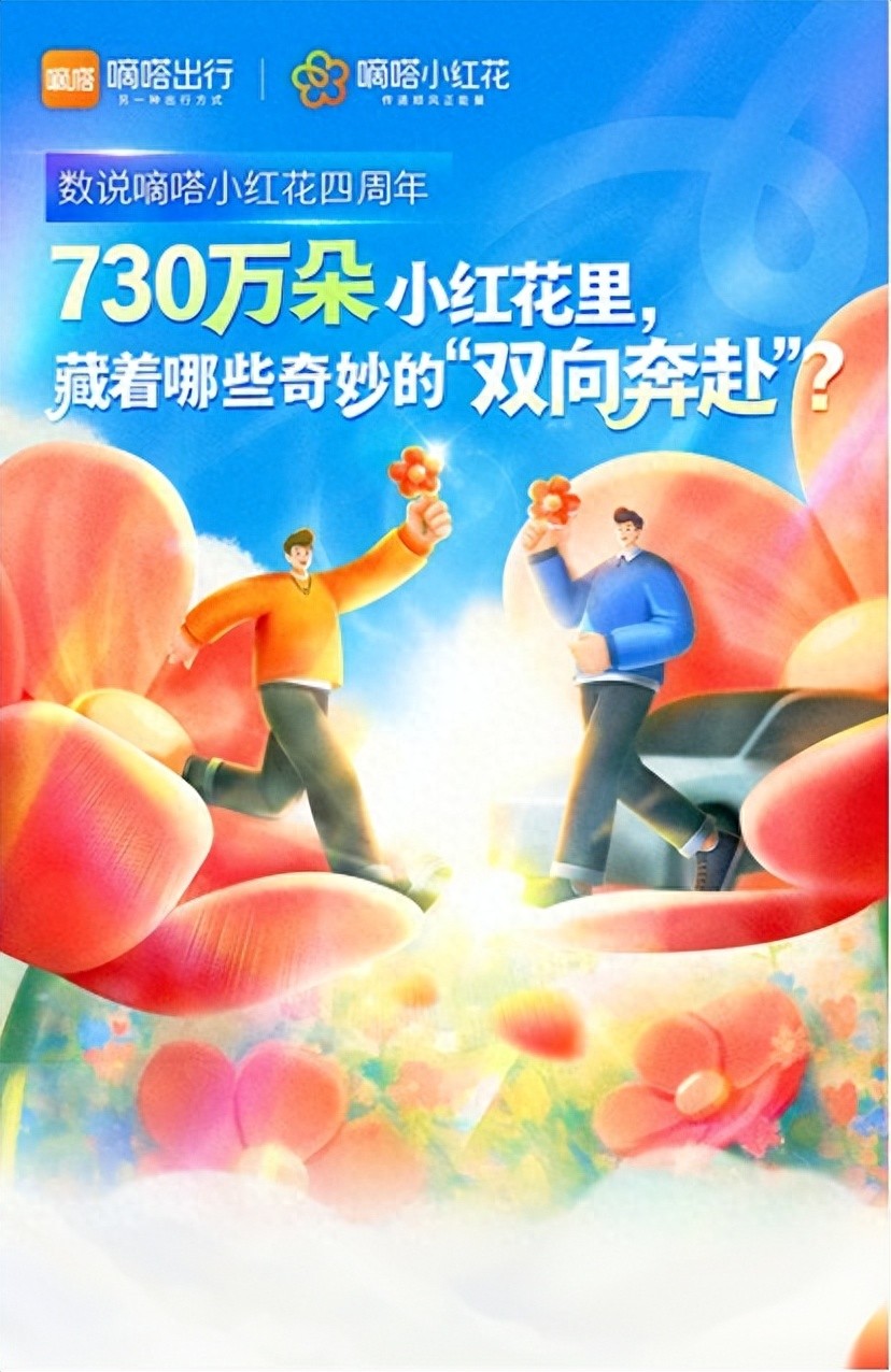 嘀嗒小红花四周年 首次公布车主及乘客双向奔赴榜单
