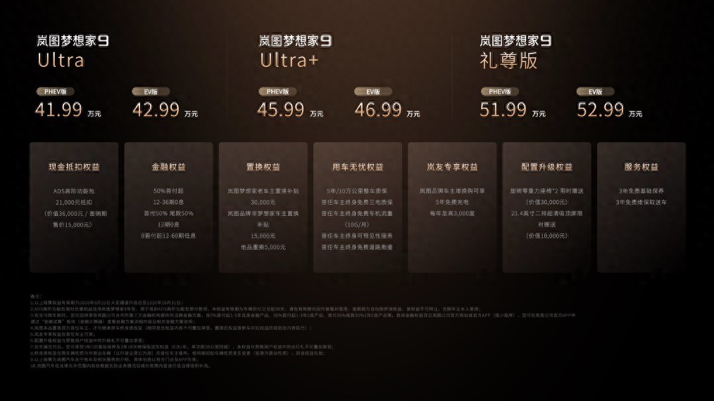 岚图梦想家9上市41.99万元起 全系全域L3级架构设计